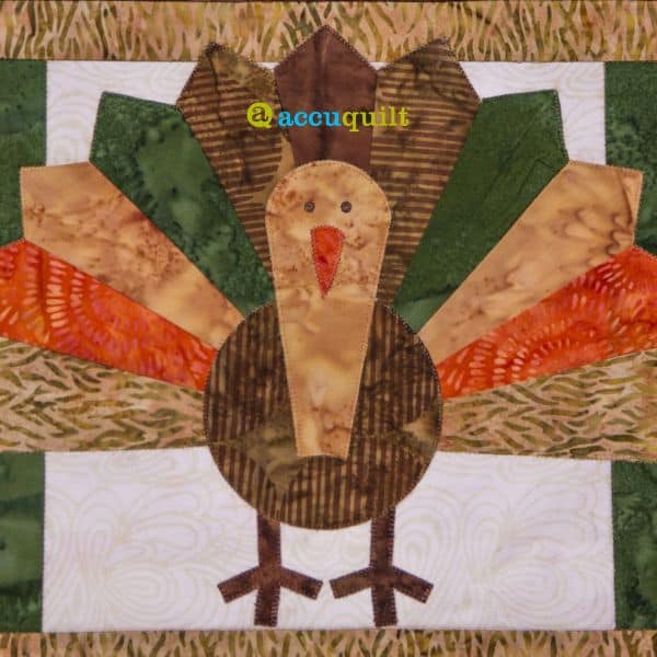 GO! Let's Talk Turkey Placemats - free quilt pattern