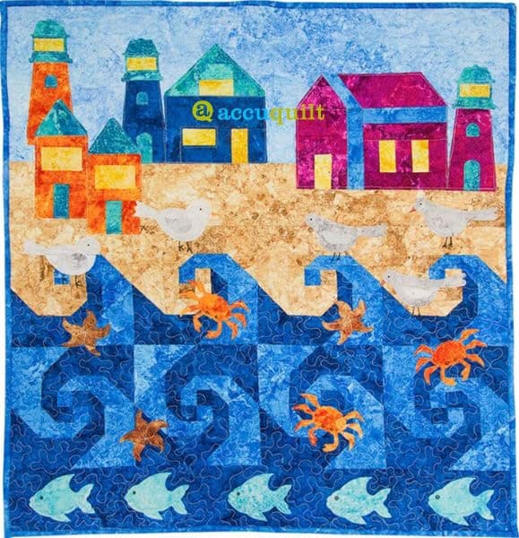 GO! Lighthouses On The Beach - free quilt pattern