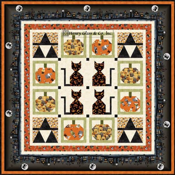 Halloween Ball - free quilt pattern