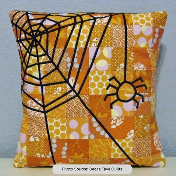 Halloween Pillow Quilt Pattern - free quilt pattern