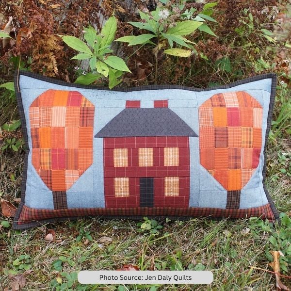 Harvest Home Pillow Sham Quilt Pattern - etsy paid