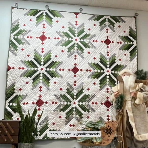 Knitted Star Quilt Idea from hollisthreads