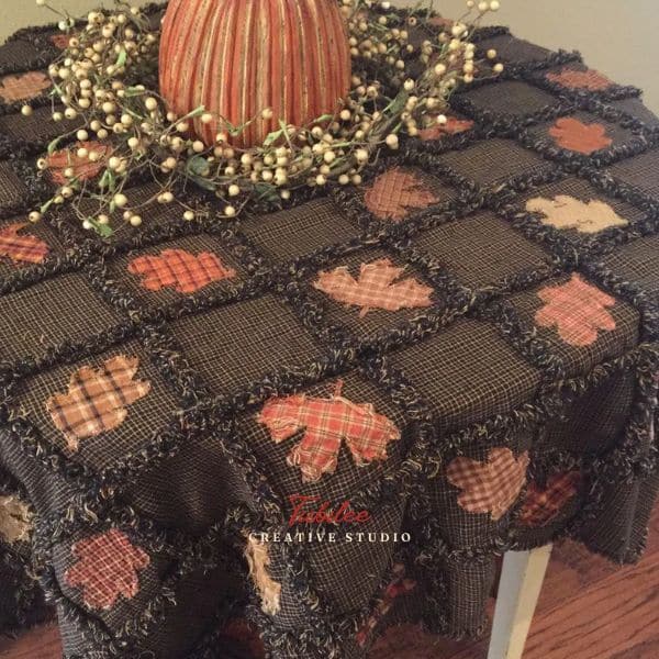 Leaves Rag Quilt Pattern - etsy