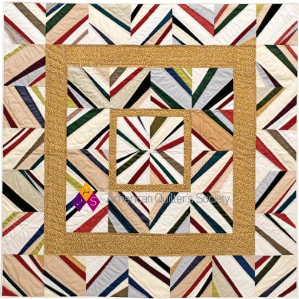 Liberated String Medallion - free quilt pattern