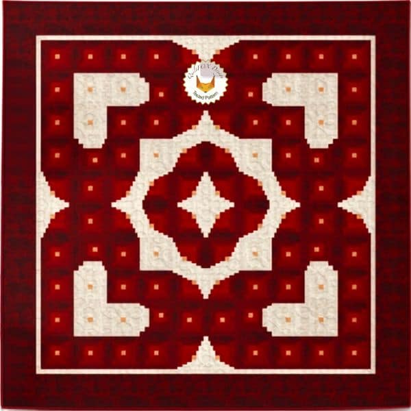 Log Cabin Hearts Quilt Pattern - etsy