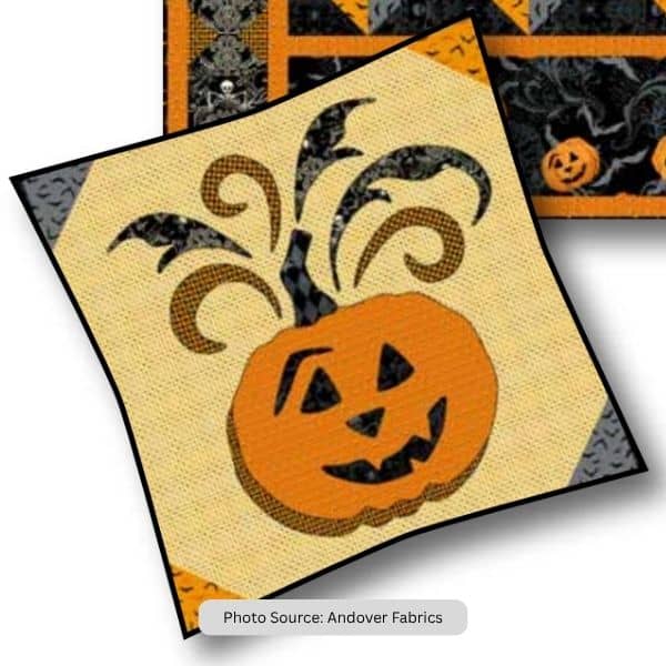 Magic Pumpkin Pillow Quilt Pattern - free quilt pattern