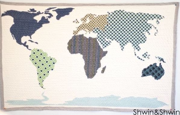 Map Quilt Pattern - free quilt pattern