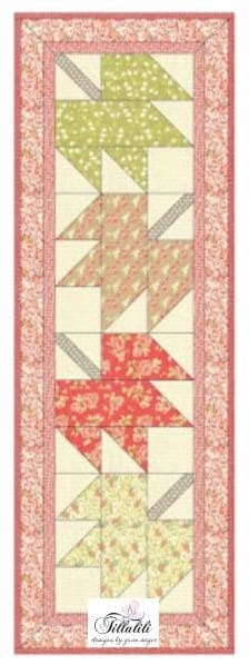 Maple Street Table Runner Quilt Pattern - free quilt pattern