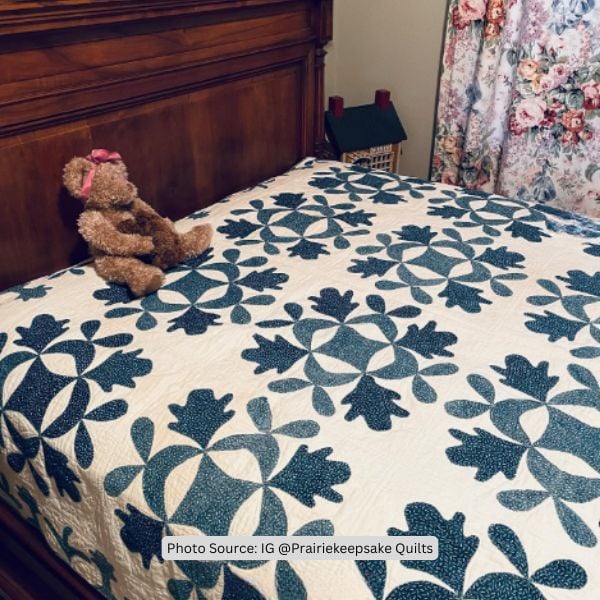 Oak Leaf Quilt Idea from Prairiekeepsake Quilts
