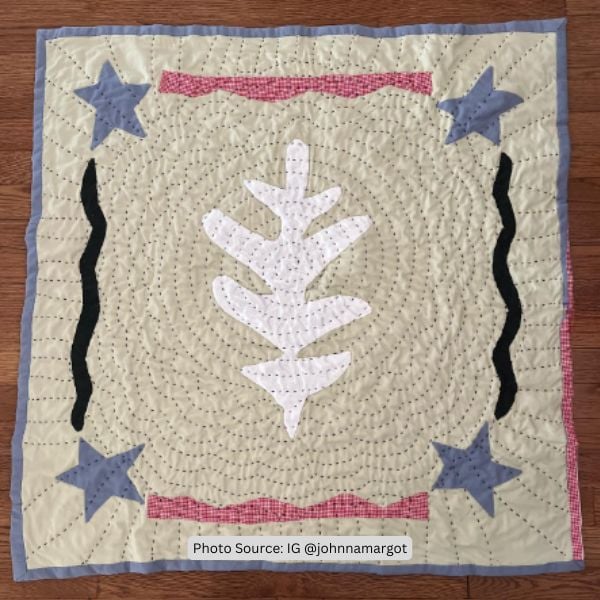 Oak Leaf Quilt Idea from johnnamargot