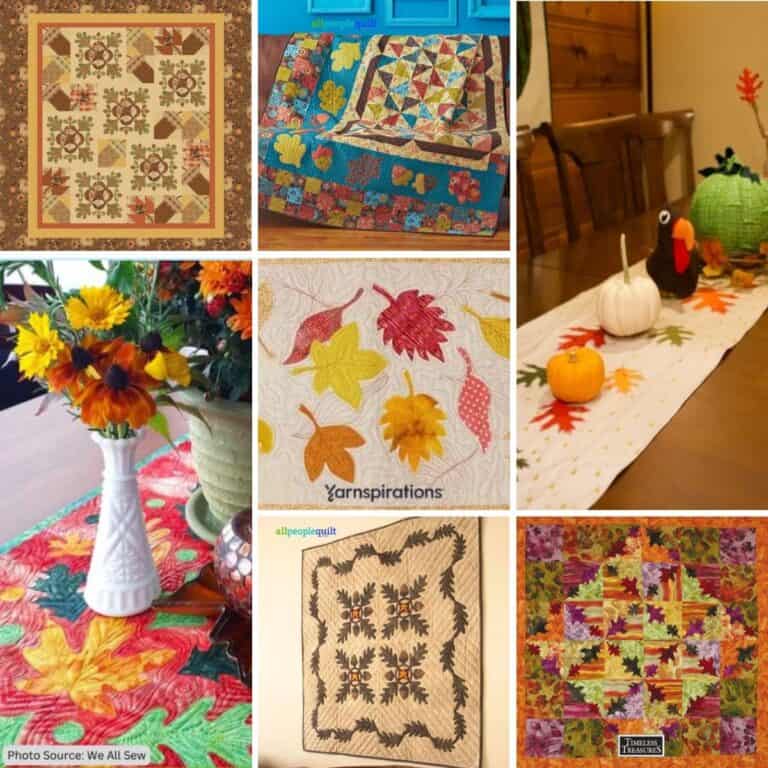 Top 7 Free Oak Leaf Quilt Patterns (+7 Bonus Patterns For Sale)