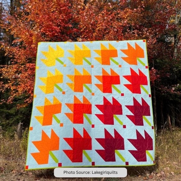Rustling Leaves Quilt Pattern - etsy paid