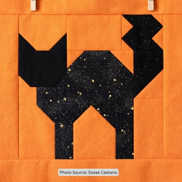 Scaredy Cat Quilt Block Pattern - etsy
