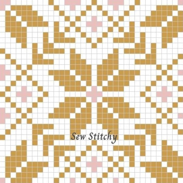 Scrappy Fair Isle - free quilt pattern