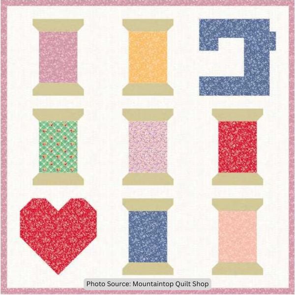 Sew Love Quilt Pattern - etsy