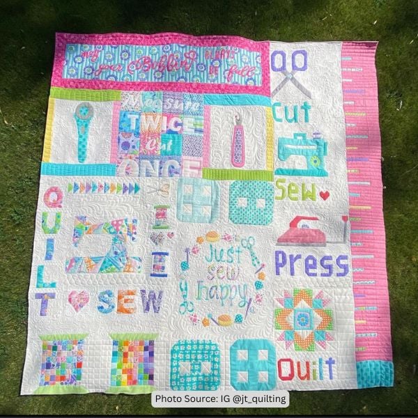Sewing-Themed Quilt Idea from jt_quilting