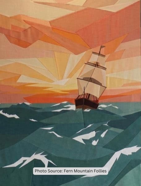 Ship At Sea Quilt Pattern -etsy