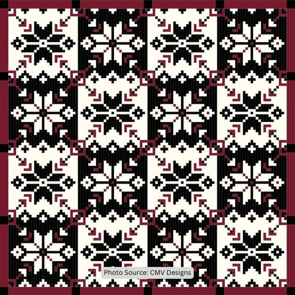 Snowflake Winter Sweater Quilt Pattern - etsy