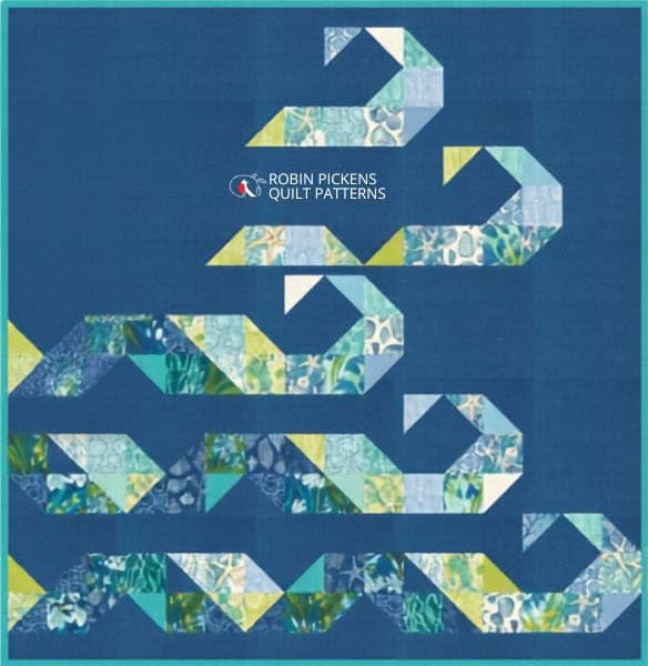 Surf Wave Quilt Pattern - etsy