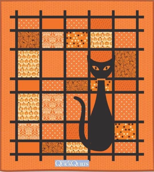That Cat Halloween Quilt Pattern - free quilt pattern