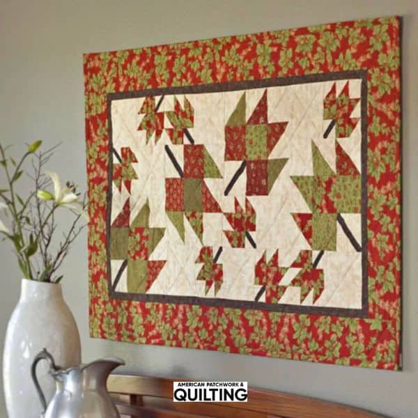 Tumbling Leaves Quilt Pattern - free quilt pattern