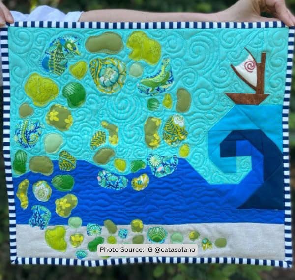 Wave Quilt Idea from catasolano