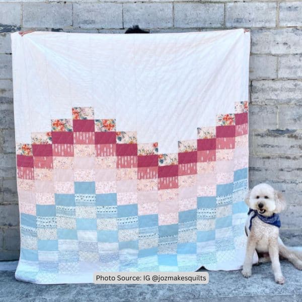 Wave Quilt Idea from jozmakesquilts