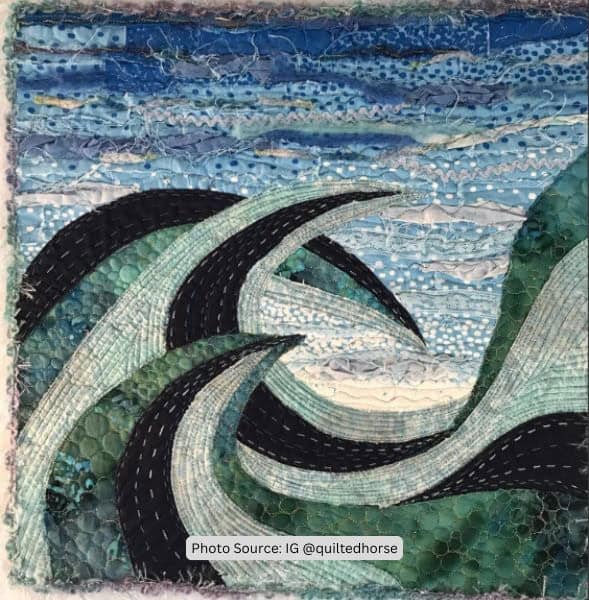 Wave Quilt Idea from quiltedhorse