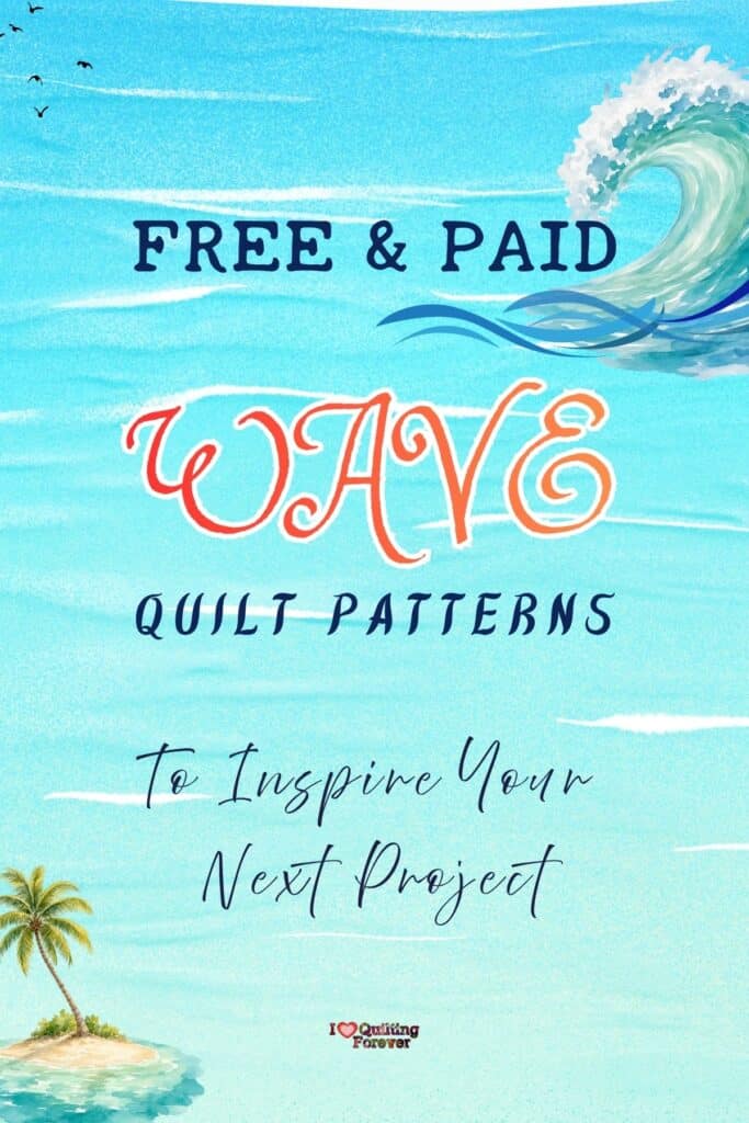 Wave Quilt Patterns Roundup 2 ILQF Pinterest