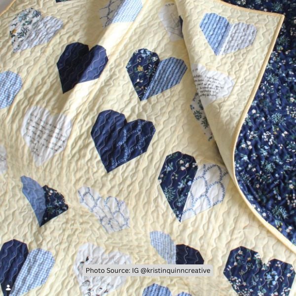 Wedding Quilt Idea from kristinquinncreative