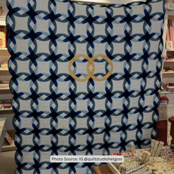 Wedding Quilt Idea from quiltstudiohetgooi
