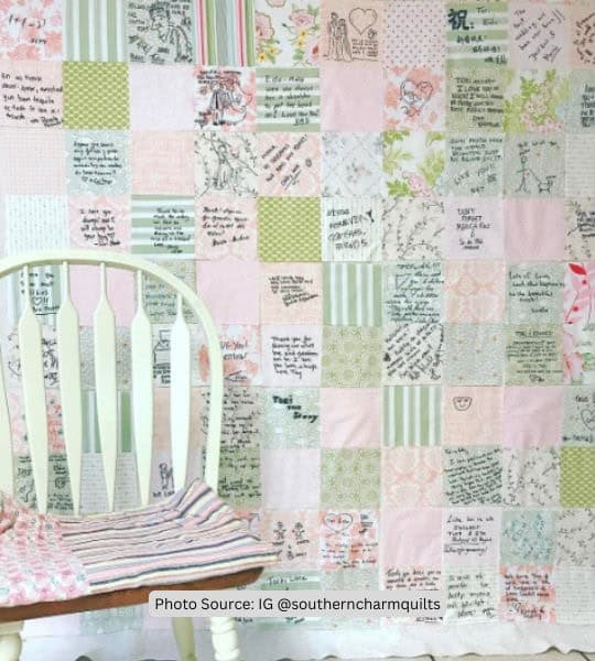 Wedding Quilt Idea from southerncharmquilts