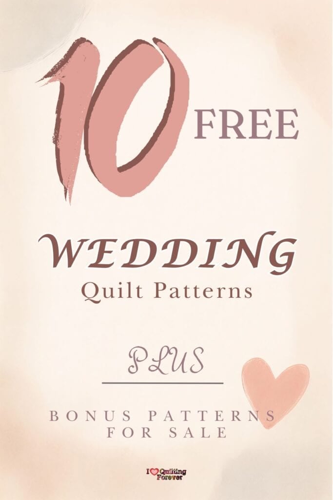 Wedding Quilt Patterns Roundup 2 ILQF Pinterest