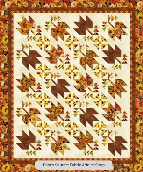 Windblown Quilt Pattern - etsy