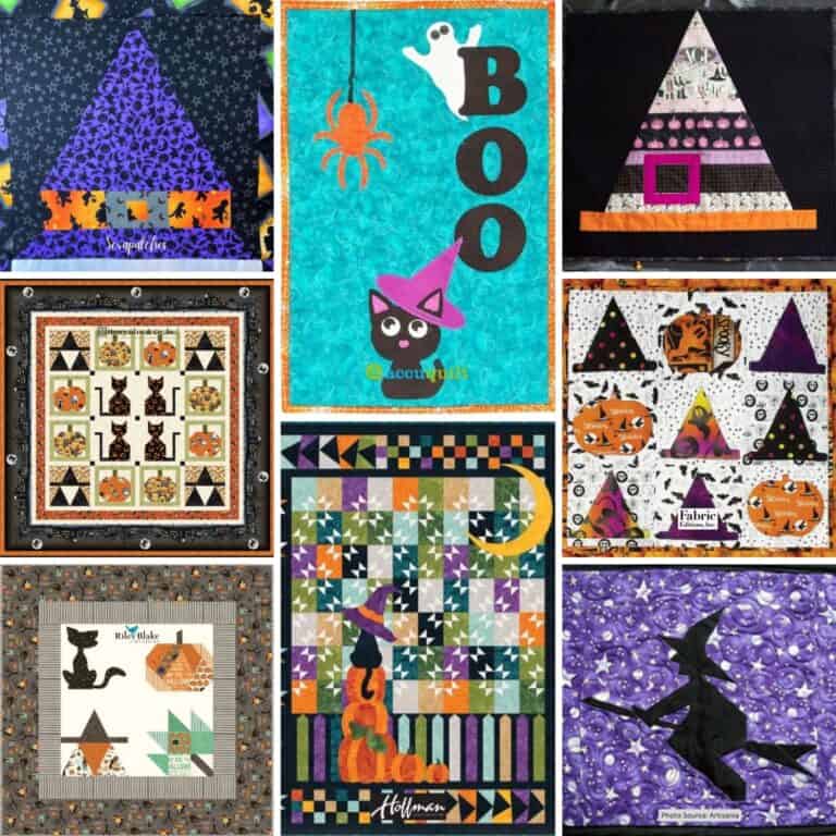 Top 8 Free Witch Hat Quilt Patterns (+10 Bonus Patterns For Sale)
