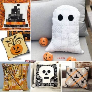 halloween quilted pillow patterns featured cover - ILQF