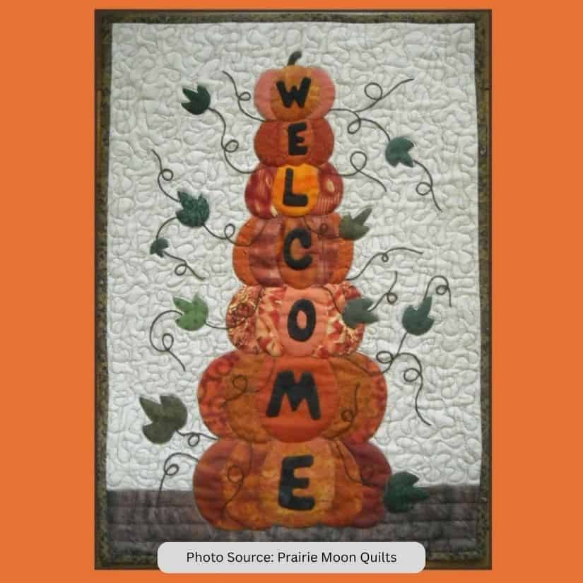 Autumn Welcome Quilt Pattern - etsy paid