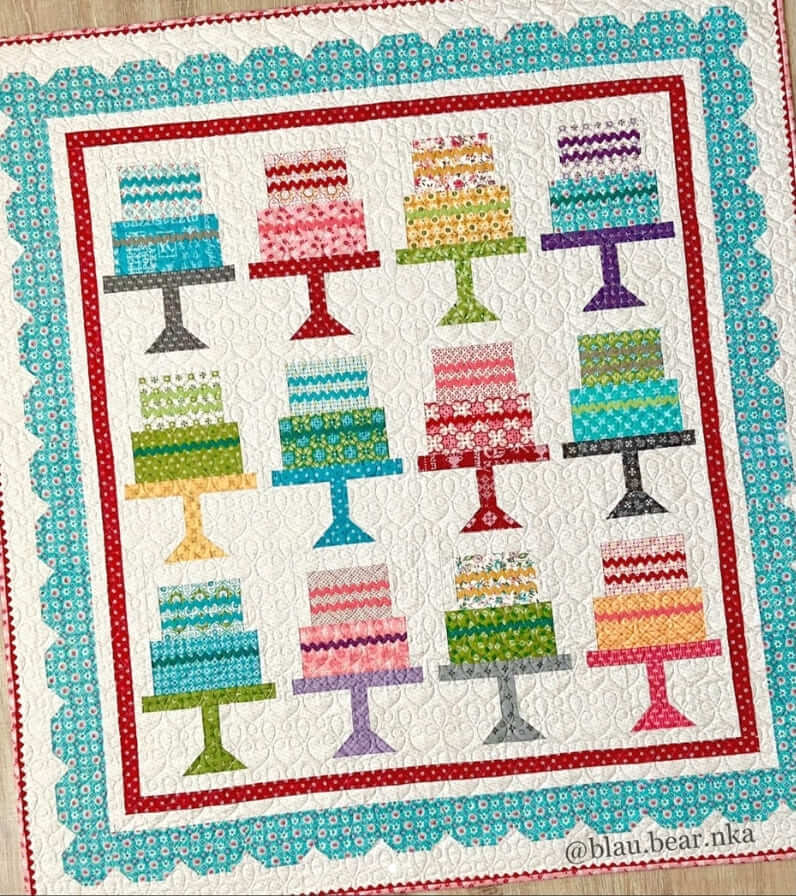 Birthday Quilt Idea from IG blau.bear.nka