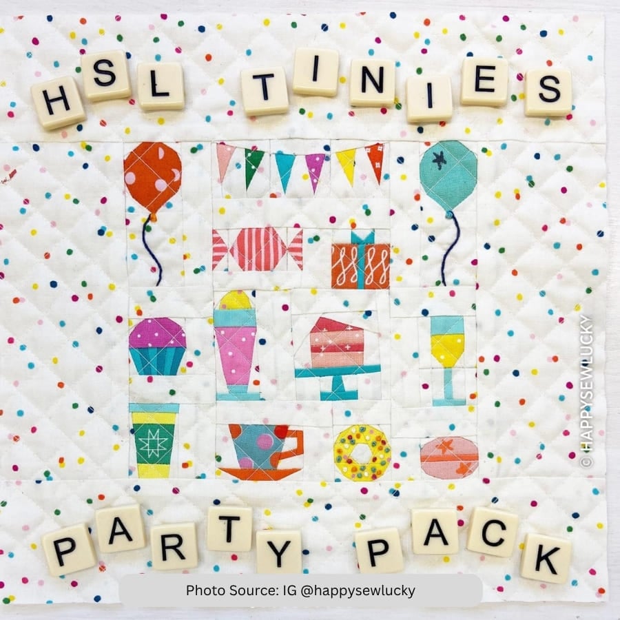 Birthday Quilt Idea from IG happysewlucky