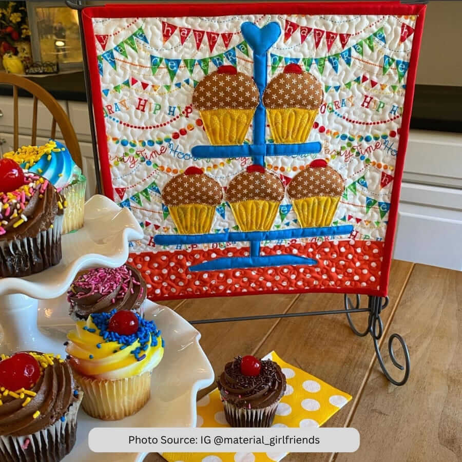 Birthday Quilt Idea from IG material_girlfriends