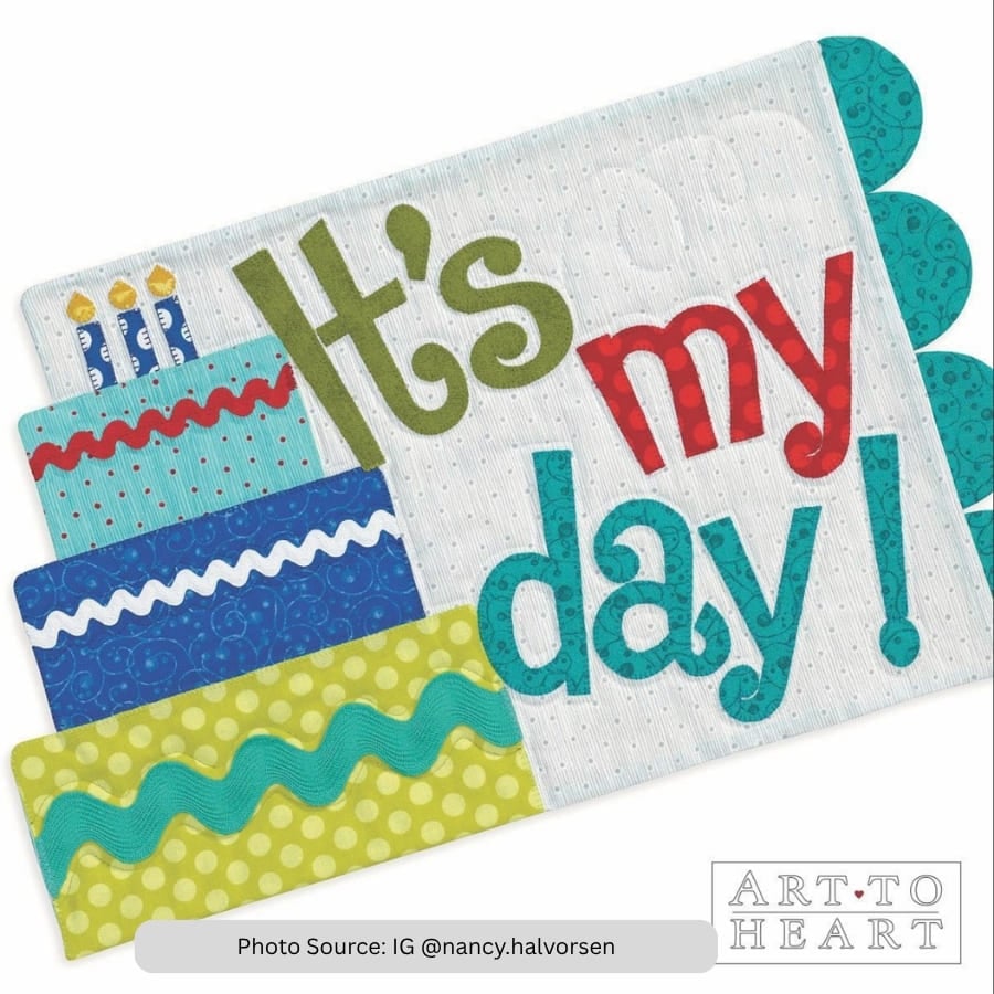 Birthday Quilt Idea from IG nancy.halvorsen