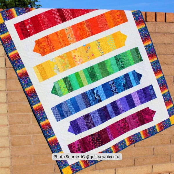 Crayon Quilt Idea from quiltsewpieceful