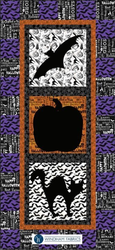 Eat Drink and Be Scary Quilt Pattern - free quilt pattern