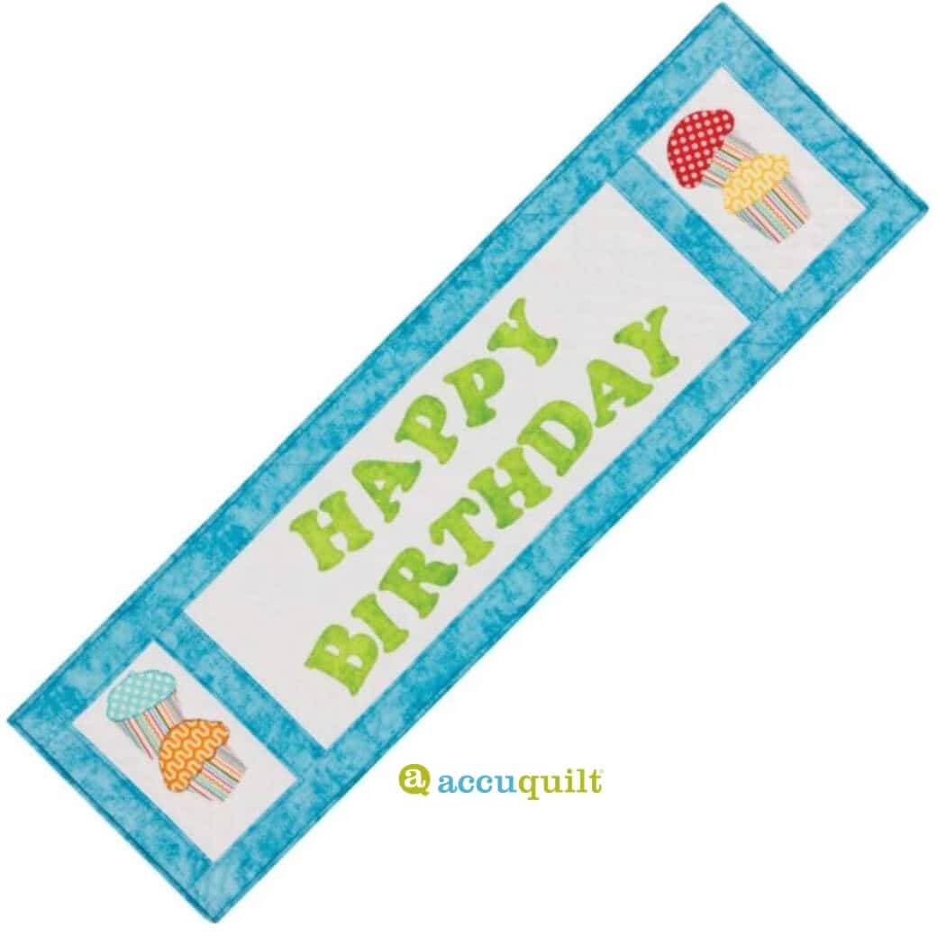GO! Birthday Treats Table Runner Quilt Pattern - free quilt pattern
