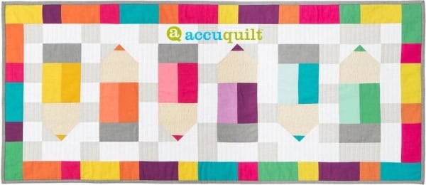 GO! Qube 8 Pencil Me In - free quilt pattern