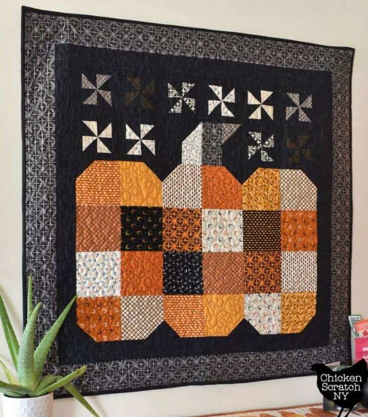 Great Pumpkin Wall Hanging Quilt Pattern - etsy paid