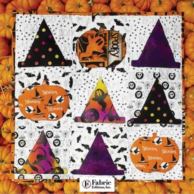 Halloween Mini Quilt Pattern - free quilt pattern