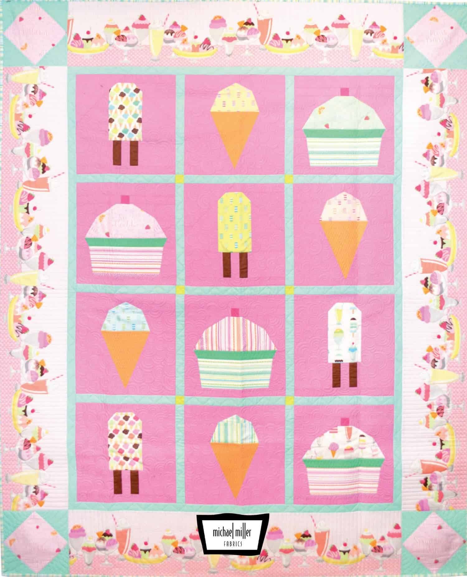 Ice Cream, You Scream Quilt Pattern - free quilt pattern