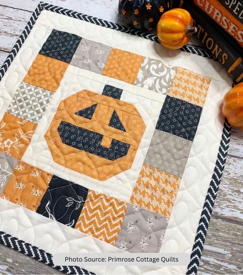 J Is For Jack-O-Lantern Quilt Pattern - etsy paid
