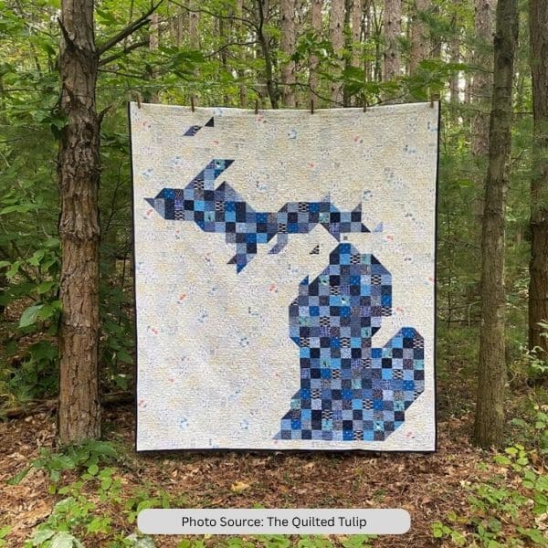 Michigan Quilt Pattern - etsy paid